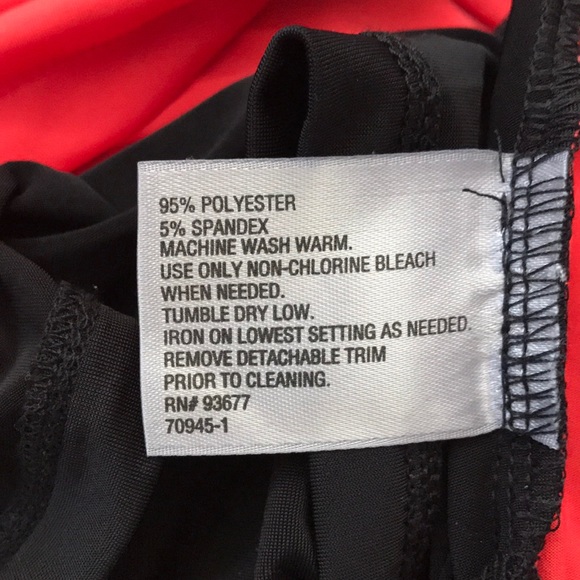 NWT Worthington red/black sleeveless blouse - Picture 6 of 6